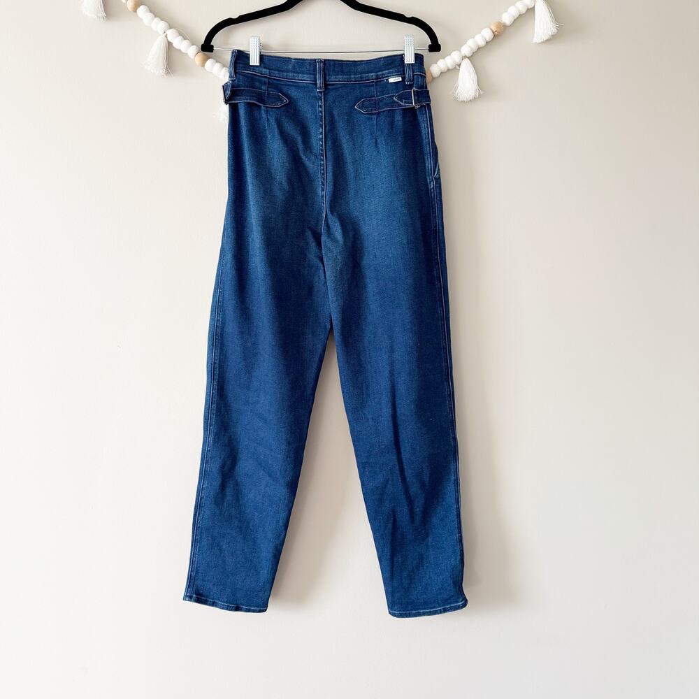 MOTHER The Tabby Tune Up Skimp Jeans Tapered High Rise Taking Shape Size 27 - Picture 10 of 10